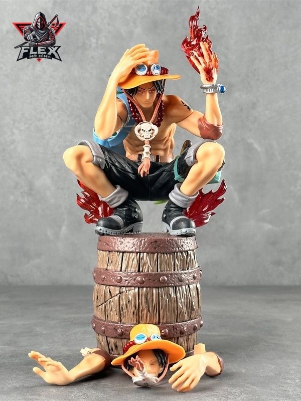 ace ngoi tren thung go